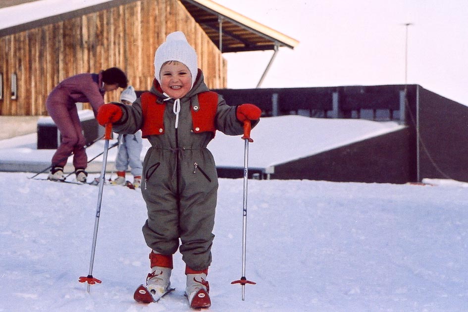 Erste Skistunden